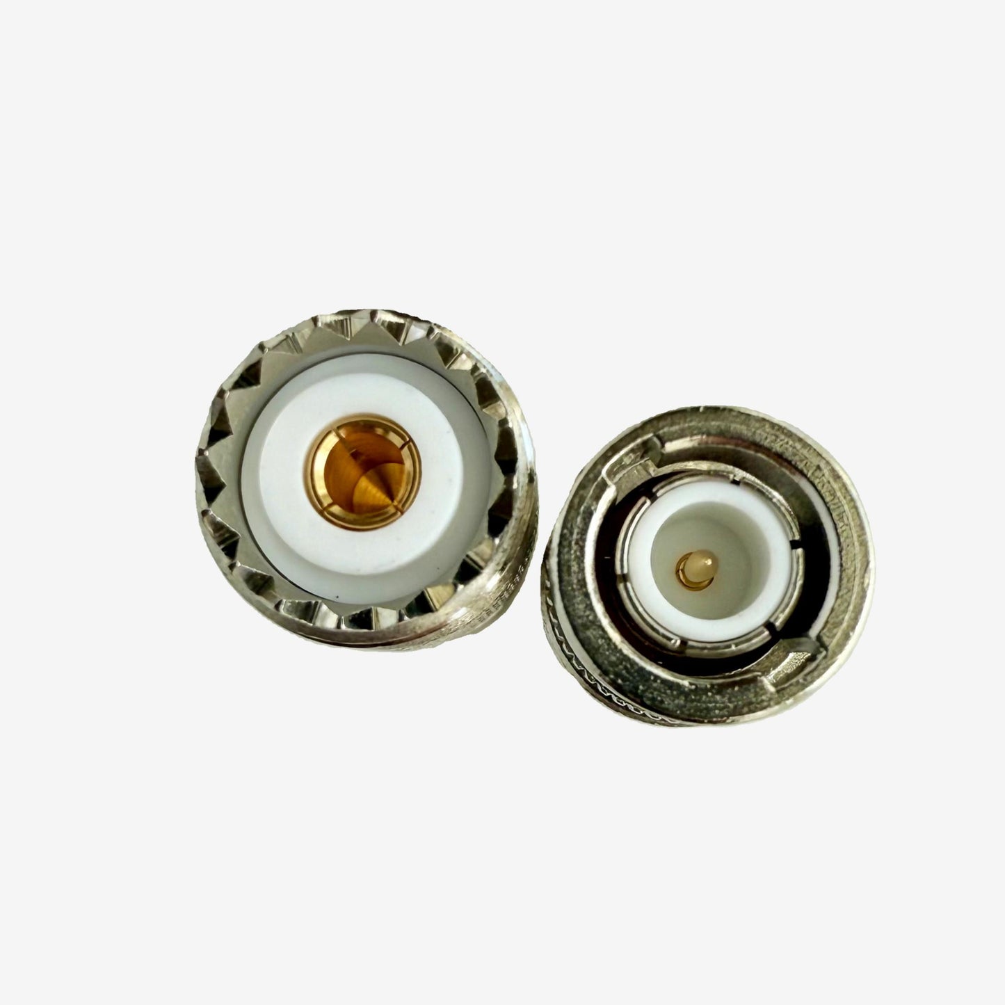 BNC Male to UHF Female SO-239 Coaxial Adapter (2 pack)