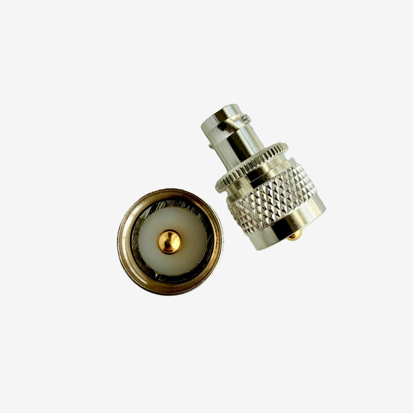 BNC Female to UHF Male PL-259 Coaxial Adapter (2 pack)