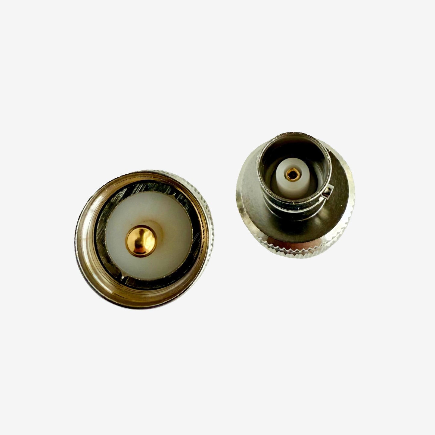 BNC Female to UHF Male PL-259 Coaxial Adapter (2 pack)