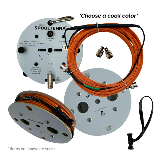Super SPOOLTENNA PARKS Bundle with RG-174